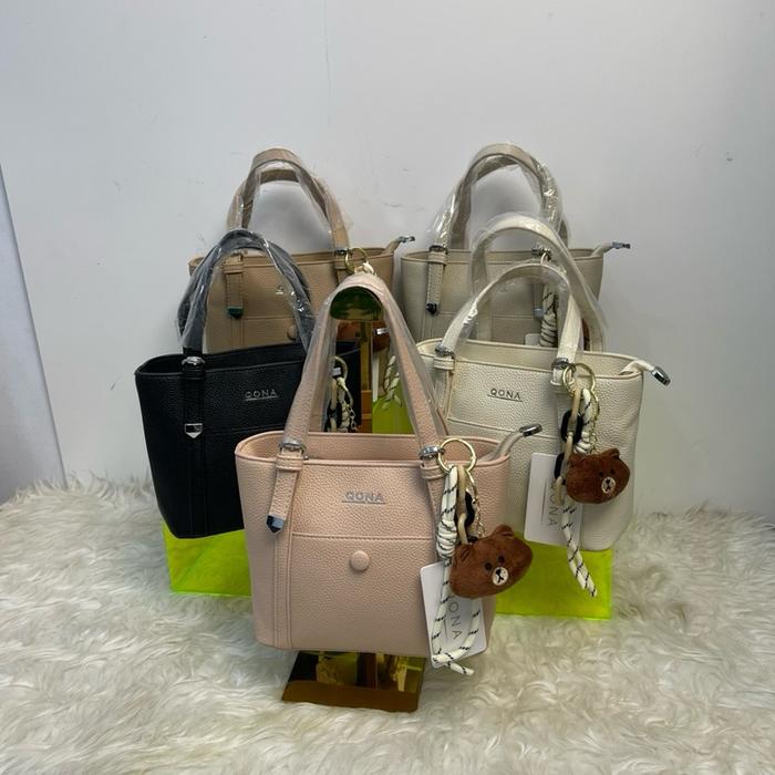QONA tas selempang fashion ukuran ukuran 20 cm