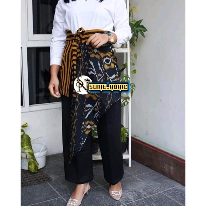 ready stock _obi belt tenun premium _ obi tenun - obi belt tenun kuning lurik mawar OBI/IKAT PINGGAN