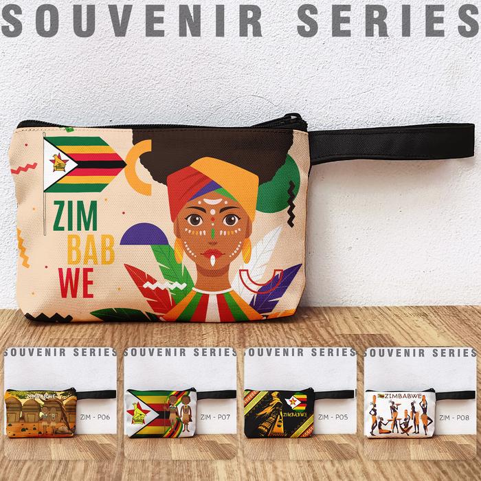 Pouch Oleh Oleh Zimbabwe Dompet Souvenir Zimbabwe