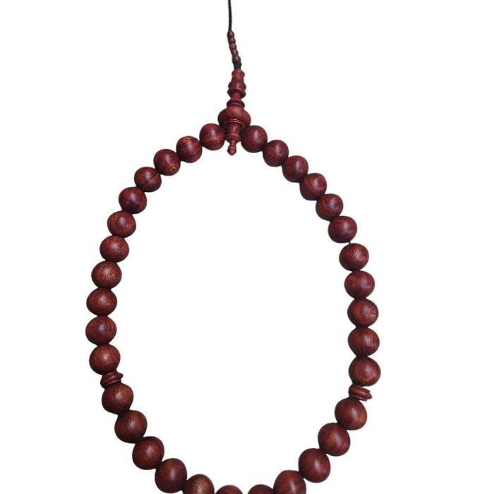 Galih Nagasari Tasbih Kayu Asli Ukuran 15Mm - Perhiasan Kayu Tradisional