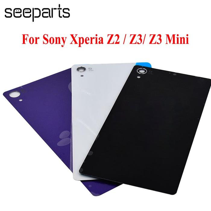 For Sony Xperia Z2 D6543 D6503 Housing Rear Glass For Sony Xperia Z3