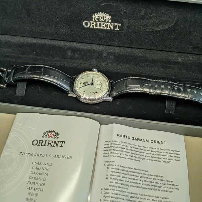 Orient Bambino small second Automatic RA-AP0104S fullset mulus white pearl dial original watch rare