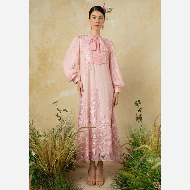 Zalia Aurora Sequin Dress Wanita
