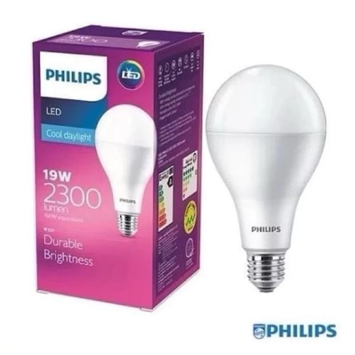 Lampu Bohlam LED Philips 19 Watt  19 W (Nyala Putih)