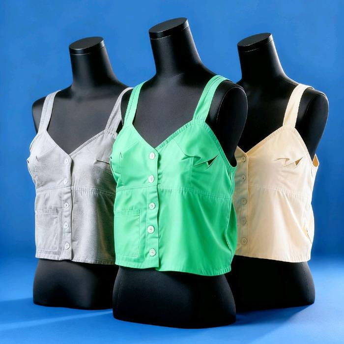 PROMO 3pcs Bra Nenek Jadul Katun Kutang Nenek Kancing saku di depan