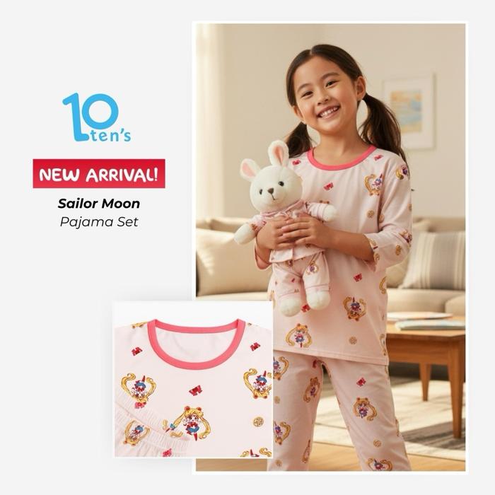 SAILOR MOON PAJAMAS SET | Piyama anak | Piyama Tencel | D4 J