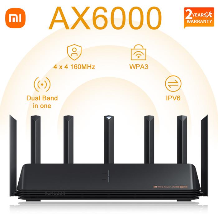 Xiaomi Router AX6000 New 2021 AIoT Router 6000Mbs WiFi6 VPN 512MB CPU