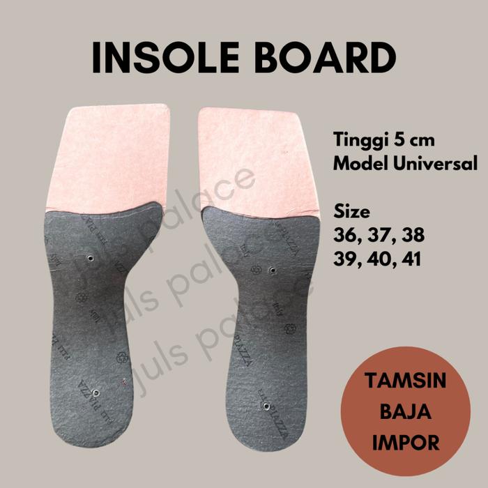 INSOLE BOARD HEELS HAK WIKEN BENSOL SANDAL SEPATU WANITA FINTEX TEKSON TEXSON PAPER SHANK