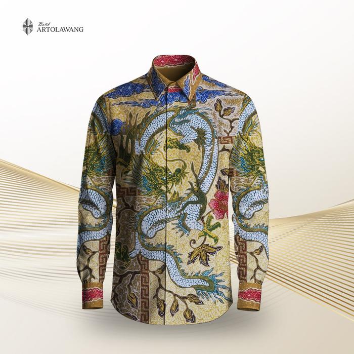 Kain Batik Tulis Sutra ATBM Tanahan - 1402 - Batik Sutra Asli - Batik Tulis Pekalongan - Batik Sutra