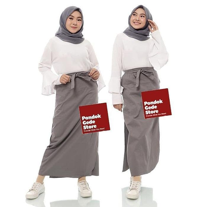 Rok Celana Muslimah Wanita Rok Ootd 2020 Rok Celana Bahan Celana Murah
