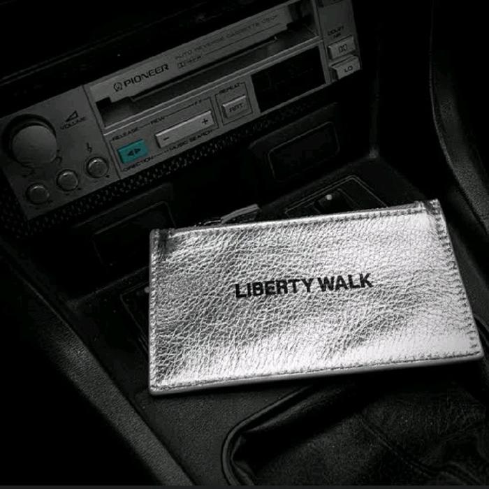 Dompet kartu / coin / wallet LibertyWalk LBWK Silver Metallic Original Japan