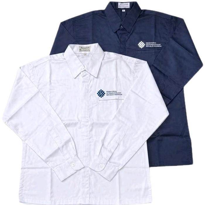 ready kemeja kemnaker baju kemnaker seragam kemnaker baju kerja kemnaker kemeja kerja kemnaker Pdh k