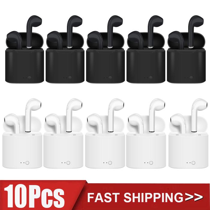 10Pcs i7s Tws Bluetooth 5.0 Earphone Wireless Headphone Stereo