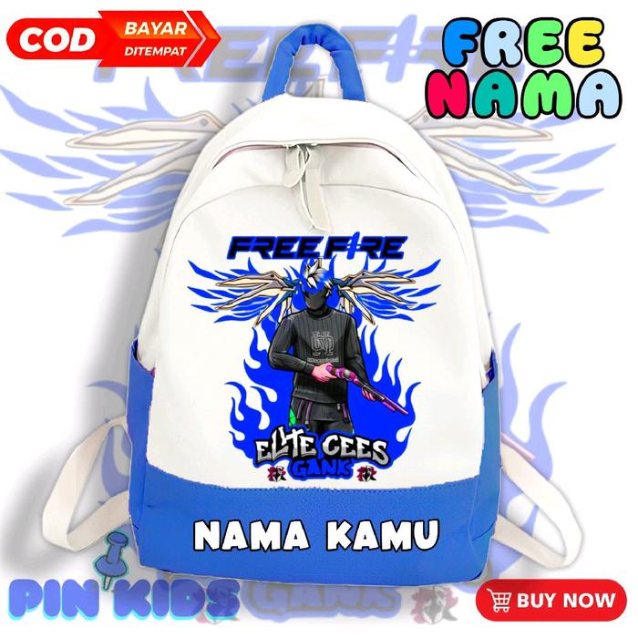 tas & koper [GRATIS] Nama Tas Ransel Anak Krakakter Skin Game Free Fire Kekinian/ Tas Kantong Anak S