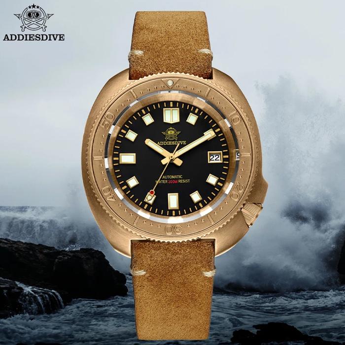 ADDIESDIVE CUSN8 Bronze Case Automatic Mechanical Watch NH35A