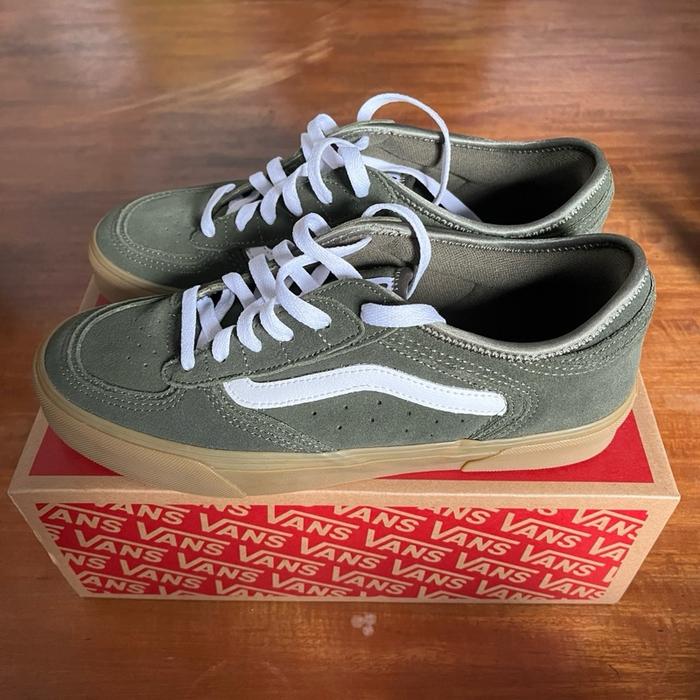 Sepatu Skate Vans Rowley Classic Grape Leaf Gum Size 42