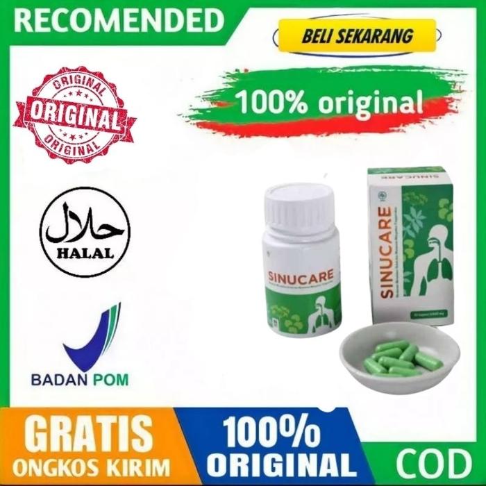 ( TERLARIS ) OBAT SINUCARE ASLI ORIGINAL OBAT HERBAL MENGATASI ASMA & SINUSITIS BRONKITIS RESMI BPOM