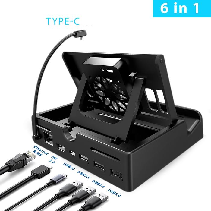 For Steam Deck Cooling Fan For Steam Deck Console Dock