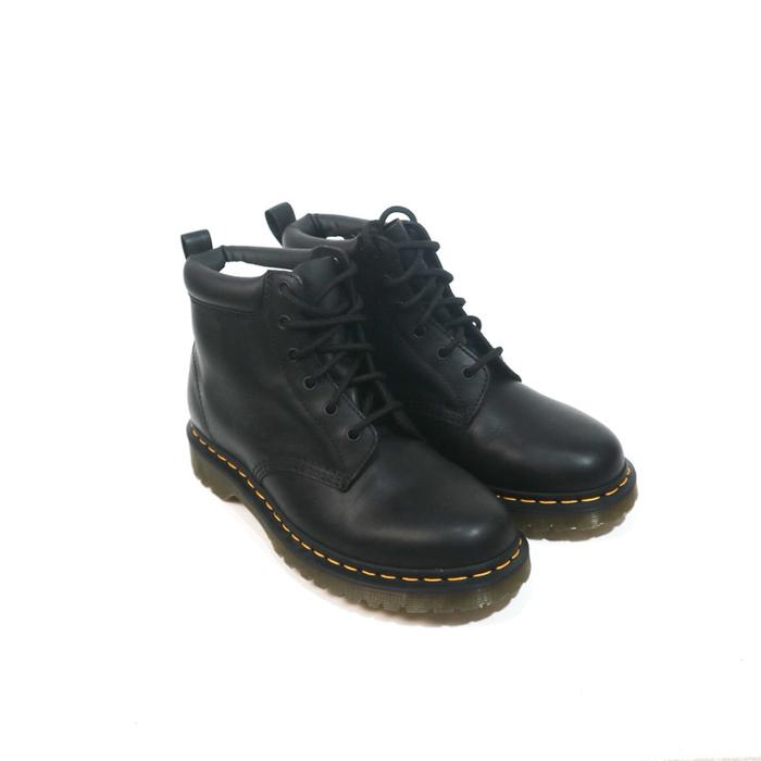 ￼Dr martens 939 Ben boot Black Greasy docmart 6 hole Boots Pria Shoes