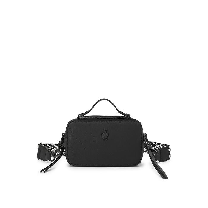 Swiss Polo Women's Sling Bag / Crossbody Bag - Black Wanita [HLA 9185]