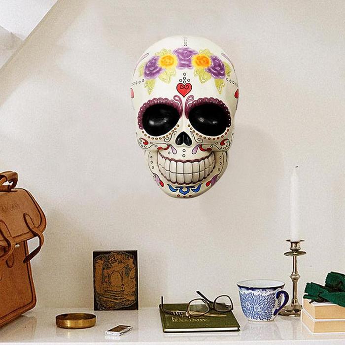 Motorcycle Skull Helmet Holder Motorcycle Skull Helmet Holder Wall