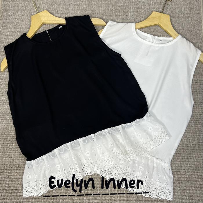 MYLOVA - Evelyn Inner Renda - Inner ruffle renda - inner renda bawah - inner katbol tanpa lengan