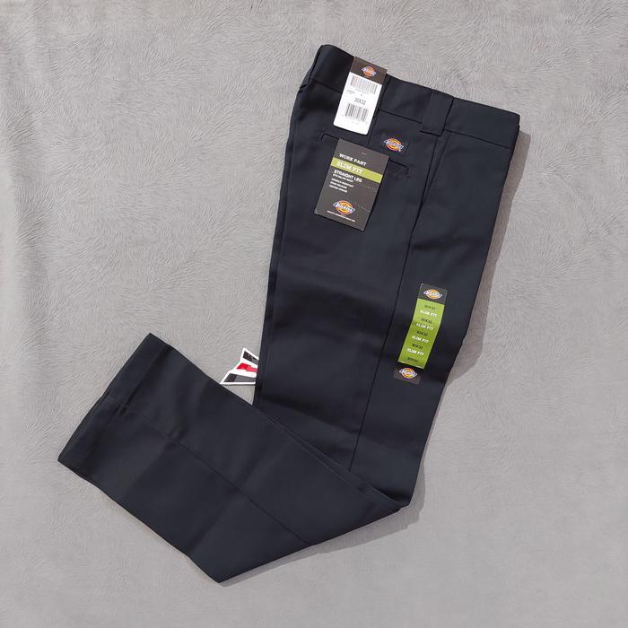 Longpants DICKIES 873 SLIM STRAIGHT FIT Black Original