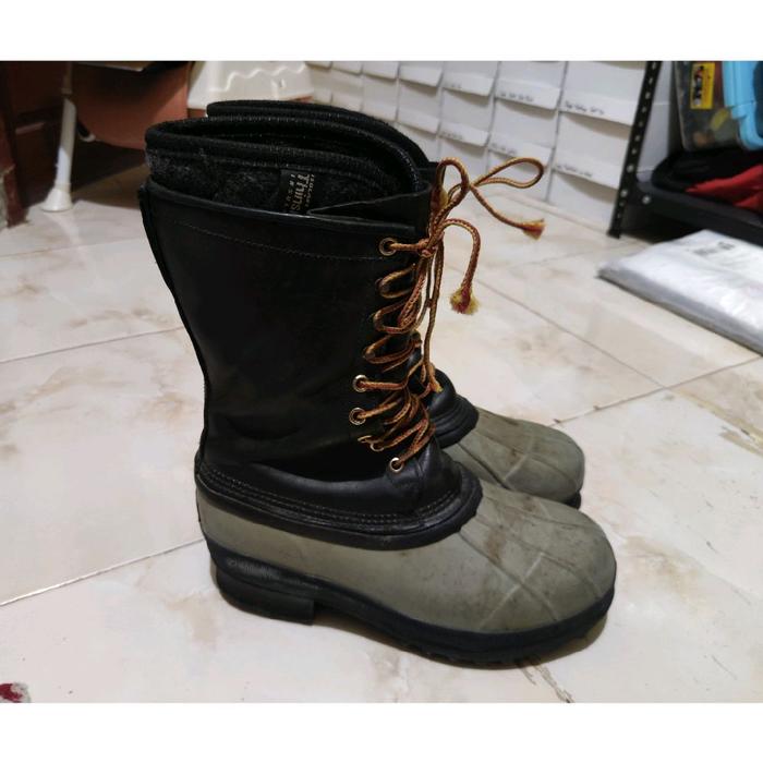 White's Duck Boots Waterproof Thinsulate Leather Kulit Rubber Outdoor not Paraboot Timberland Caterp