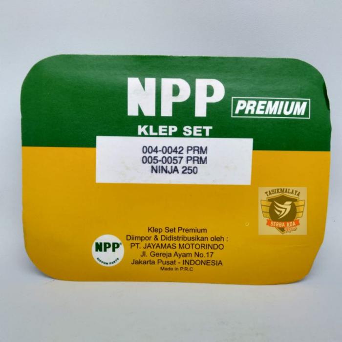 Klep Set Ninja 250 Npp Premium 100% Original