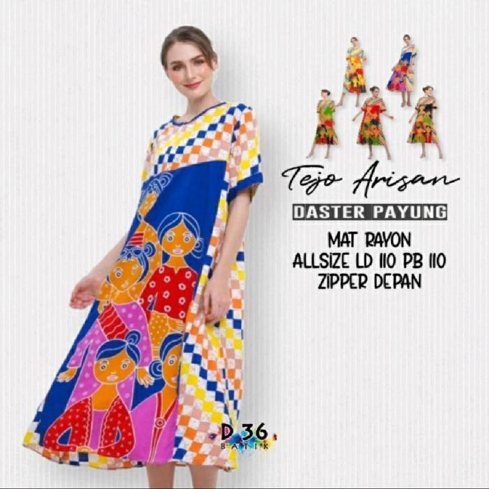 [ Semerbak Batik Ori ] Daster Tejo Payung Arisan Daster Kekinian