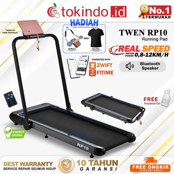 TWEN RP10 Treadmill Listrik Treadmill Portable Treadmill Walking Pad Treadmill Running Pad Treadmill