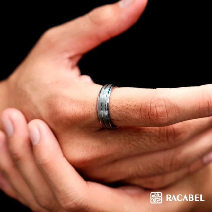 Cincin Tungsten Pria Anti Karat Racabel Luxen