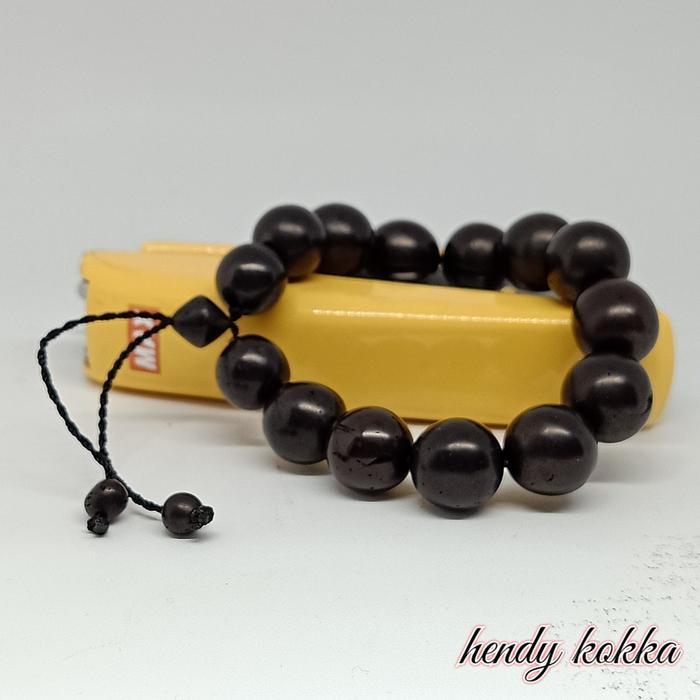 BARU! Gelang Kokka Kaukah Etnik Hitam 12mm Dewasa