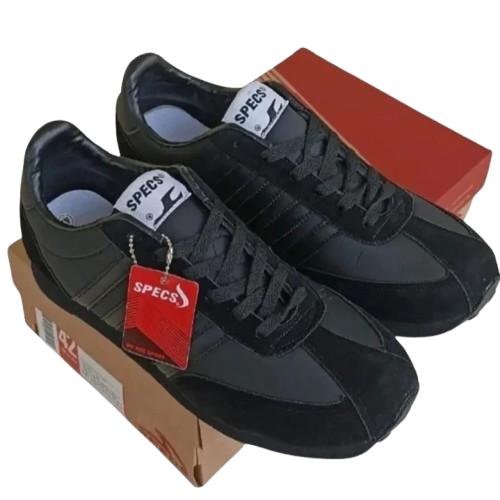 sepatu specs hitam 104b sekolah paling laris//bisa cod