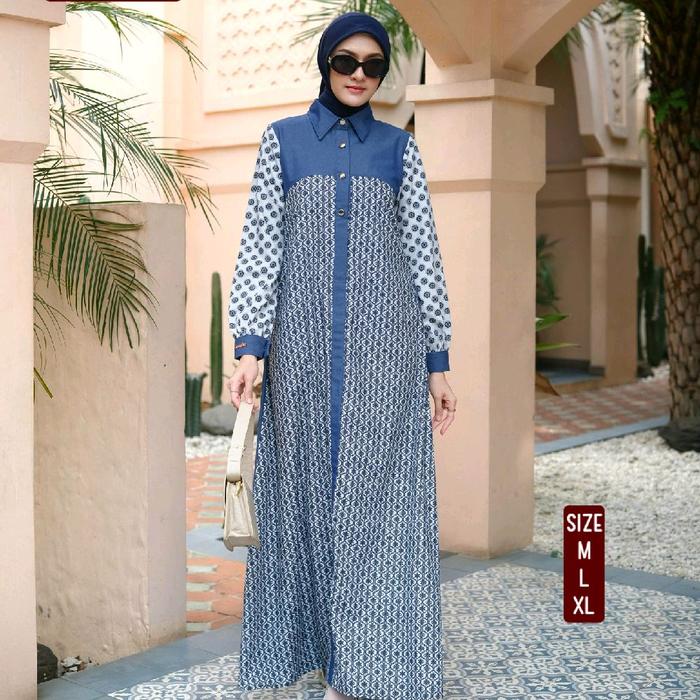 GAMIS AIDAH SERIES BY AMELIE DENIM