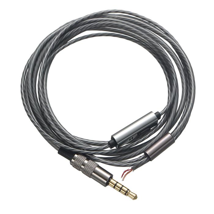 Kabel Earphone DIY, dengan Mic Kawat Tembaga Murni Penggantian Tipe-c