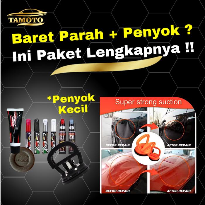 Kompon Spidol + Body repair Kecil Alat ketok magic perbaikan reparasi penyok dan spidol baret mobil 