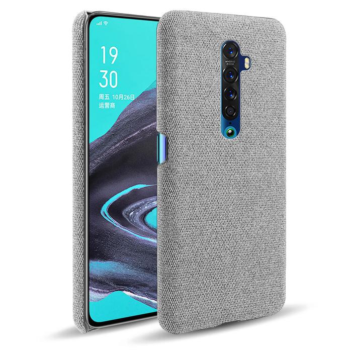Cloth Cases For OPPO Reno 2 Z 2Z 2F Case Slim Retro Cloth Hard Cover