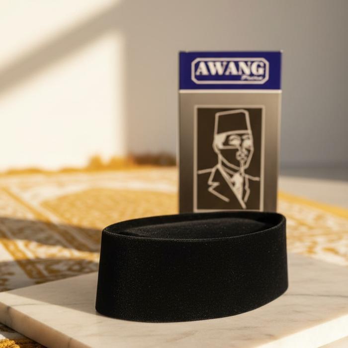 CG501 Awang Songkok Awang Tinggi 9 dan tinggi 10 Bludru Halus dan Lembut Size 10-11-12 Songkok Exclu