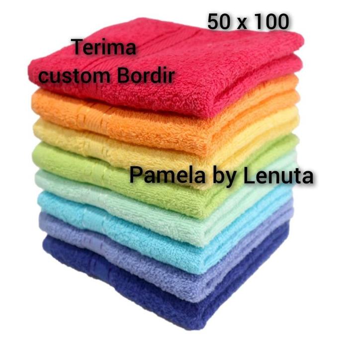 Handuk Mandi Tanggung/ Handuk Travel/ Handuk Mandi Anak  Pamela by Lenuta 50x100
