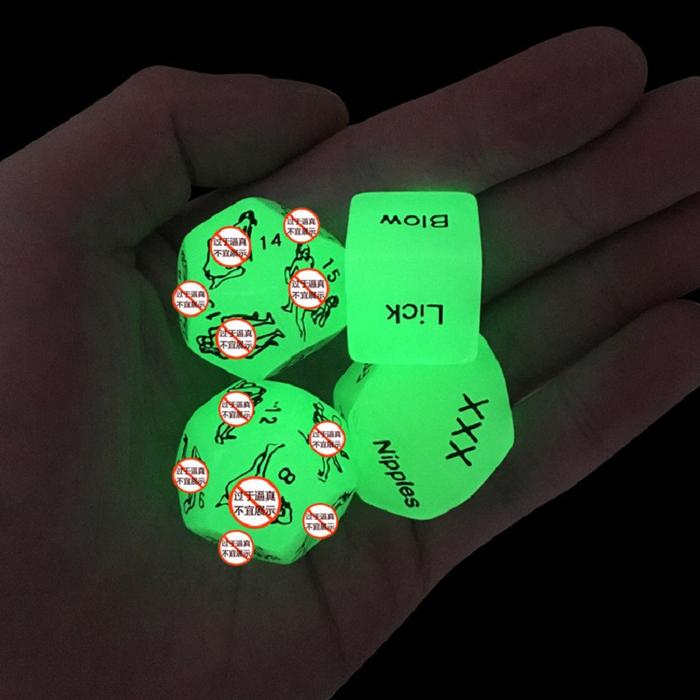 4 Pcs  Dice Adult Game Couples  Dice Dados uales Cubes for