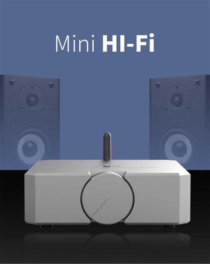 MINI AMP25 High End HiFi Bluetooth 5.0 Audio Power Amplifier Stereo Headphone Amp MOSFET 80W*2 With 