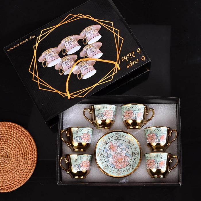 Teapot Cangkir Piring Set Parcel Kado Teko Cangkir Teh Set Teko Cangkir Piring Keramik European Clas