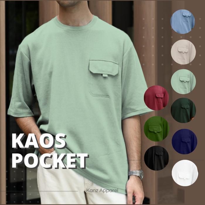 KAOS POCKET OVERSIZED TEES / KAOS OVERSIZED / KAOS POCKET/KAOS POLOS
