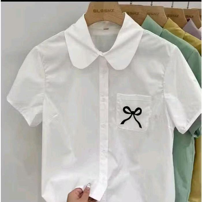 HC - 138 Ribbon Top Katun Atasan Baju