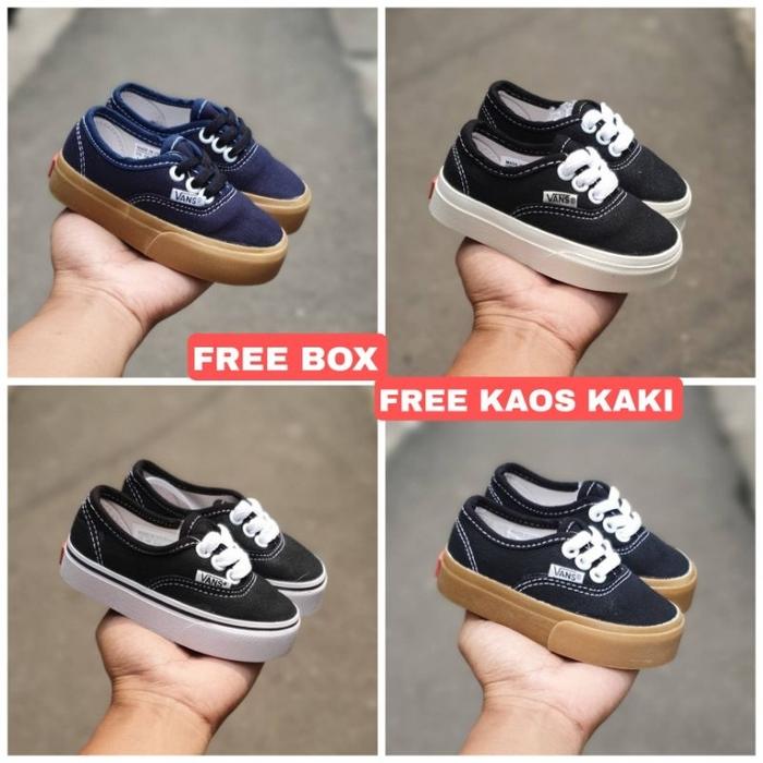 Sepatu anak vans authentic tali sepatu anak laki laki sepatu anak anak cowok