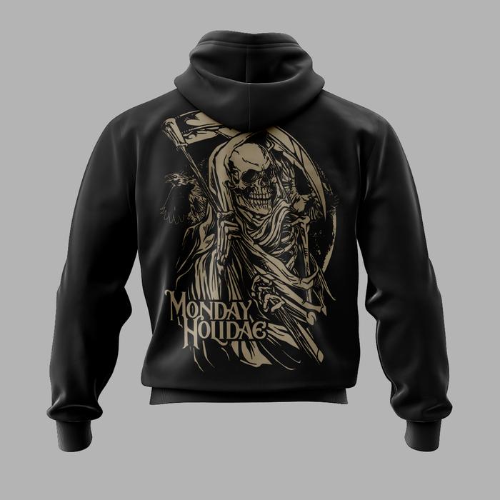 Jaket MONDAY HOLIDAE / Hoodie MONDAY HOLIDAE / Sweater MONDAY HOLIDAE Zipper Bahan Fleece Tebal 280g