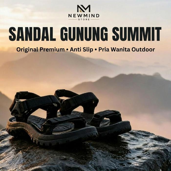 NEWMIND Sandal Gunung Summit Original Premium - Sandal Hiking Trekking Pria Wanita Anti Slip