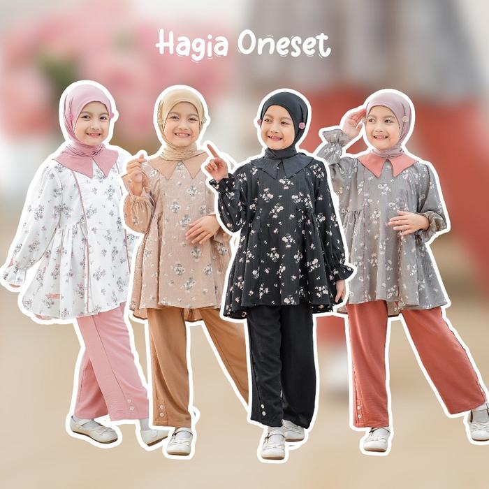 Hagia Setelan Oneset Anak Perempuan