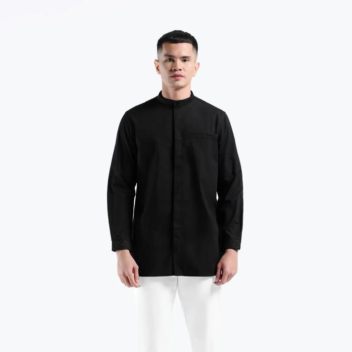 Heymale Nozan Kurta Baju Koko Pria Lengan Panjang